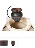 Чугунок 2 л керамический с крышкой для пост-томления в остывающем тандыре с эффектом «Русской печи»