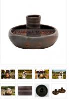 Курница 25 см керамическая для запекания курицы