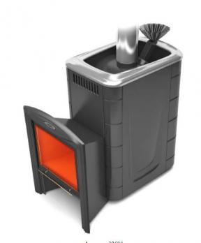 ПБ Гейзер 2014 Inox Витра ЗК антрацит