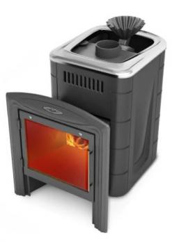 ПБ Гейзер Мини 2016 Inox Витра ЗК антрацит