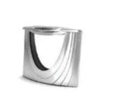 Дверца для банных печей со стеклом (нерж.)