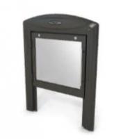 Дверца с рамкой ВИТРА NEW (антрацит)