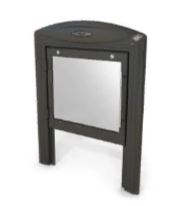 Дверца с рамкой ВИТРА NEW (антрацит)