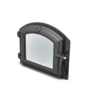 Дверца чугунная ИНЖЕНЕР, ДОЦЕНТ, ПРОФЕССОР, ГЕРМА (антрацит)