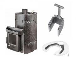 Банная печь Ферингер Мини ПФ (Антик) до 18 м3. В кожухе стандарт. С кассетами.