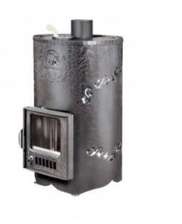 Дровяная печь для бани Ферингер Уют-25 ПФ. В кожухе стандарт , без кассет.